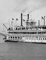 Steamboat seeing New Orleans