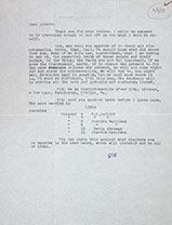 Letter, Faulkner to Erskine, c9 February 1959