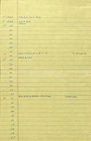 Page 5, Faulkner Ms Table, 1927-1955