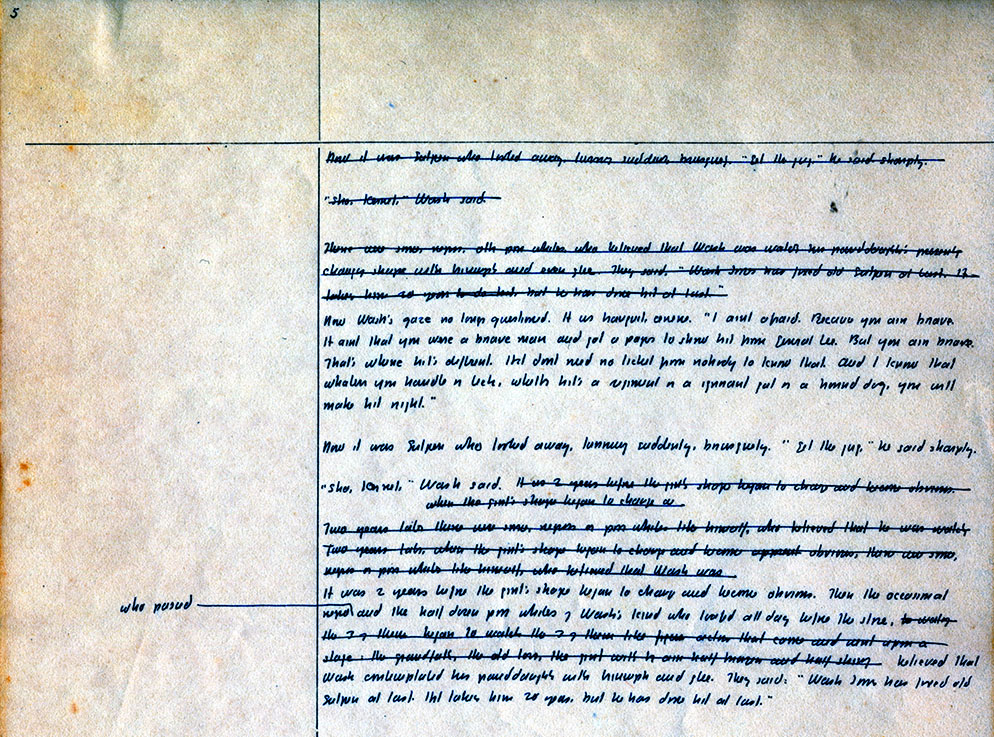 Page 5, Wash Holograph Working Draft
