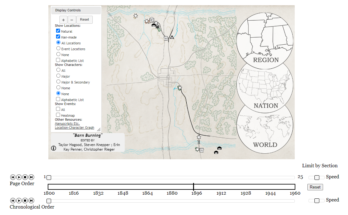 Screen capture: Main Map Barn Burning